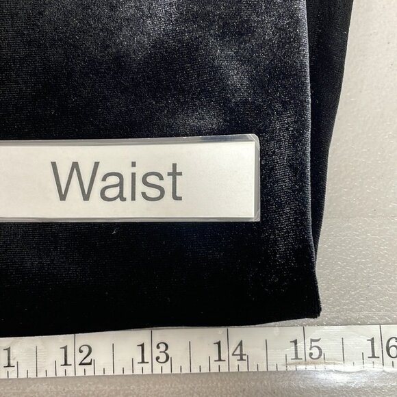 Three Dots Velvet Dress Long Sleeve Square Neck Black Size Small S - Picture 15 of 16